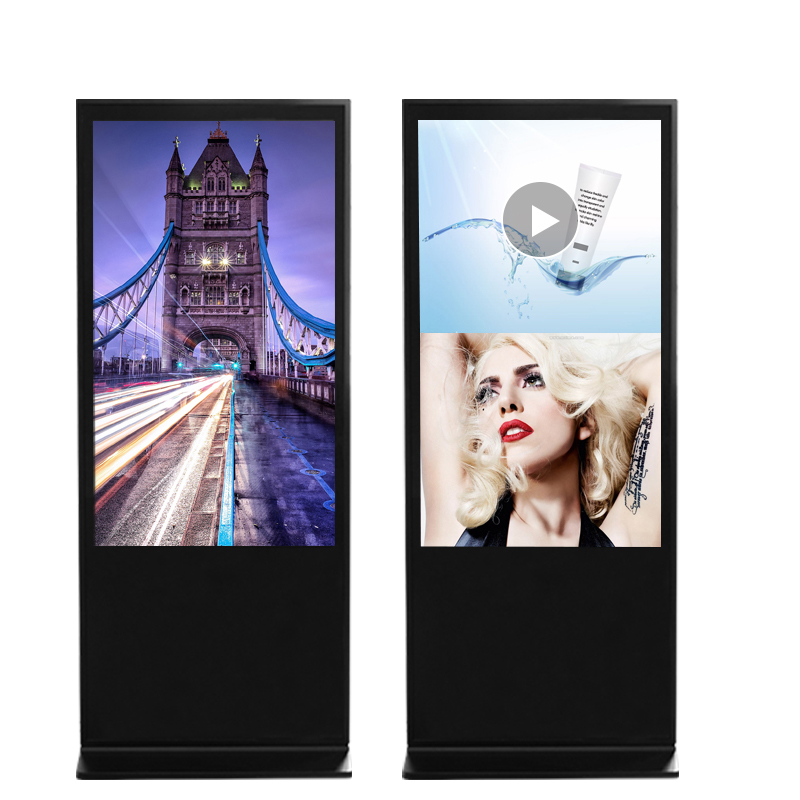 Màn hình cảm ứng 55 inch Bảng điều khiển LCD treo tường Trình phát quảng cáo 